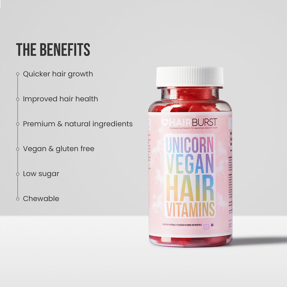 Unicorn Vegan Hair Vitamins 3MS